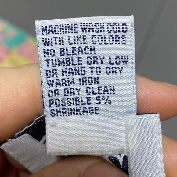 Vintage Lilly Pulitzer Tropical Patchwork Capri Pants Size 10 Flamingo Travel - Picture 8 of 13